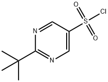 5-Pyrimidinesulfonyl chloride, 2-(1,1-dimethylethyl)- 结构式