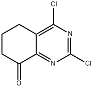 2,4-二氯-6,7-二氢喹唑啉-8(5H)-酮 结构式