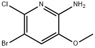 2-Pyridinamine, 5-bromo-6-chloro-3-methoxy- 结构式