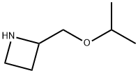 2-(异丙氧甲基)氮杂环丁烷 结构式