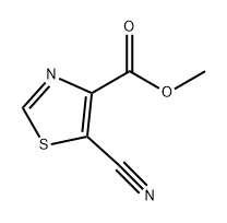 5-氰基噻唑-4-羧酸甲酯 结构式