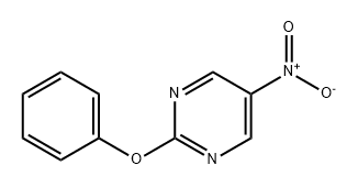 Pyrimidine, 5-nitro-2-phenoxy- 结构式