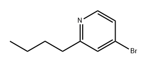 4-溴-2-丁基吡啶 结构式