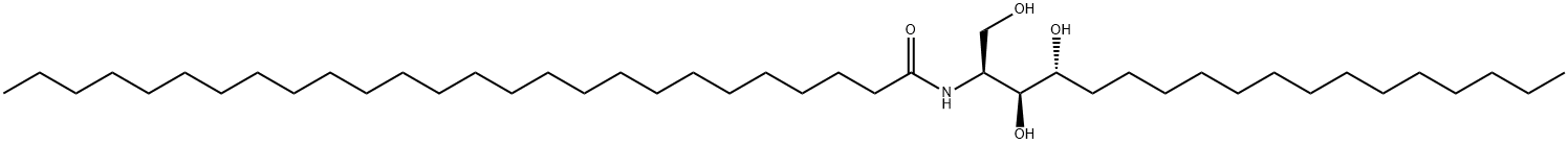 N-hexacosanoylphytosphingosine 结构式