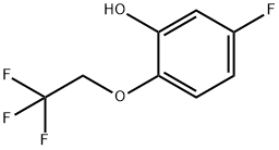 5-Fluoro-2-(2,2,2-trifluoroethoxy)phenol 结构式