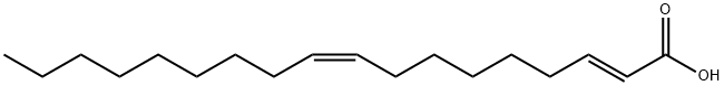 化合物 (2E,9Z)-OCTADECA-2,9-DIENOIC ACID 结构式