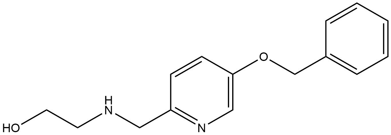 2-(5-benzyloxy-pyridin-2-yl)-methyl-amino]-ethanol 结构式