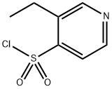 3-乙基吡啶-4-磺酰氯 结构式