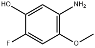 5-Amino-2-fluoro-4-methoxyphenol 结构式