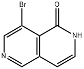 2,6-Naphthyridin-1(2H)-one, 8-bromo- 结构式