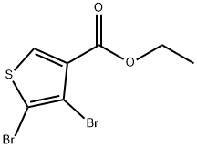 4,5-二溴-3-噻吩羧酸乙酯 结构式