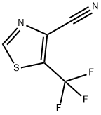 5-(三氟甲基)噻唑-4-腈 结构式