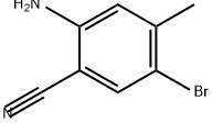 2-amino-5-bromo-4-methylbenzonitrile 结构式