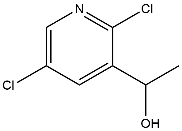 1-(2,5-二氯吡啶-3-基)乙-1-醇 结构式