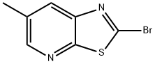 Thiazolo[5,4-b]pyridine, 2-bromo-6-methyl- 结构式