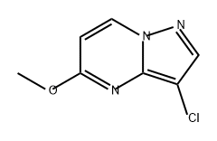 Pyrazolo[1,5-a]pyrimidine, 3-chloro-5-methoxy- 结构式