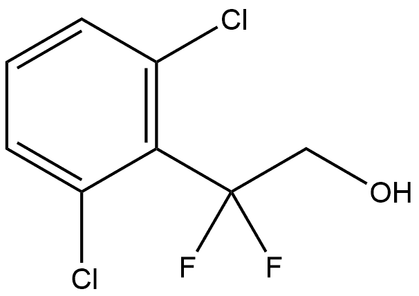 2-(2，6-dichlorophenyl)-2，2-difluoroethan-1-ol 结构式