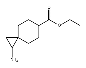 1-氨基螺[2.5]辛烷-6-羧酸乙酯 结构式