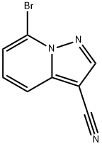 PYRAZOLO[1,5-A]PYRIDINE-3-CARBONITRILE, 7-BROMO- 结构式