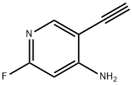 5-乙炔基-2-氟吡啶-4-胺 结构式