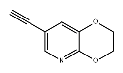 乙炔基-2,3-二氢-[1,4]二噁英[2,3-B]吡啶 结构式