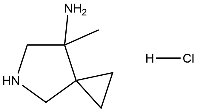 7-methyl-5-azaspiro[2.4]heptan-7-amine 结构式