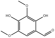 2,4-二羟-3,5-二甲氧基苯甲醛 结构式