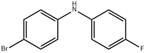 Benzenamine, 4-bromo-N-(4-fluorophenyl)- 结构式