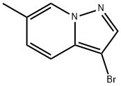 3-溴-6-甲基吡唑并[1,5-A]吡啶 结构式