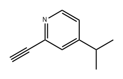 2-乙炔基-4-异丙基吡啶 结构式