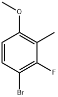 Benzene, 1-bromo-2-fluoro-4-methoxy-3-methyl- 结构式