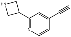 Pyridine, 2-(3-azetidinyl)-4-ethynyl- 结构式