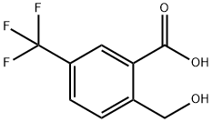 2-(羟甲基)-5-(三氟甲基)苯甲酸 结构式