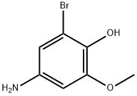 Phenol, 4-amino-2-bromo-6-methoxy- 结构式