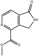 1-氧代-2,3-二氢-1H-吡咯并[3,4-C]吡啶-4-羧酸甲酯 结构式