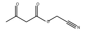 丁酸,3-氧代-氰基甲基酯 结构式