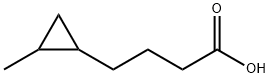 4-(2-methylcyclopropyl)butanoic acid 结构式