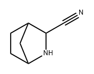 2-Azabicyclo[2.2.1]heptane-3-carbonitrile 结构式