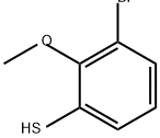 3-溴-2-甲氧基苯硫醇 结构式