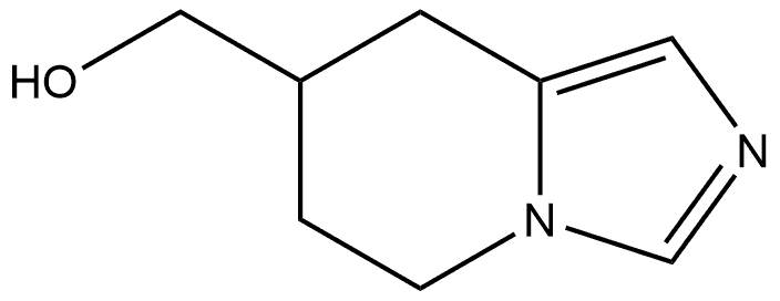 5,6,7,8-Tetrahydroimidazo[1,5-a]pyridine-7-methanol 结构式