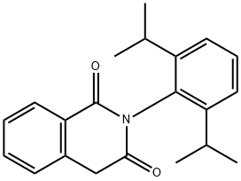 2-(2,6-Diisopropylphenyl)isoquinoline-1,3(2H,4H)-dione 结构式