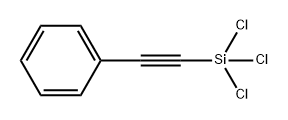 Benzene, [2-(trichlorosilyl)ethynyl]- 结构式