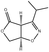 Furo[3,4-d]isoxazol-4(3aH)-one, 6,6a-dihydro-3-(1-methylethyl)-, cis- (9CI) 结构式