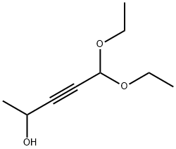 3-Pentyn-2-ol, 5,5-diethoxy- 结构式