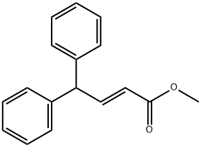 2-Butenoic acid, 4,4-diphenyl-, methyl ester, (E)- (9CI) 结构式