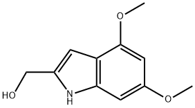 1H-Indole-2-methanol, 4,6-dimethoxy- 结构式