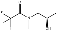 (R)-2,2,2-三氟-N-(2-羟基丙基)-N-甲基乙酰 结构式