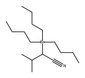 Butanenitrile, 3-methyl-2-(tributylstannyl)- 结构式