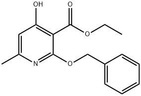 2-(苄氧基)-4-羟基-6-甲基烟酸乙酯 结构式