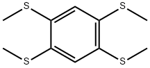 Benzene, 1,2,4,5-tetrakis(methylthio)- 结构式